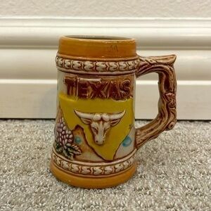 State of Texas Mini Ceramic Stein